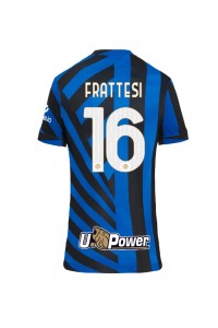 Fotbalové Dres Inter Milan Davide Frattesi #16 Dámské Domácí Oblečení 2024-25 Krátký Rukáv